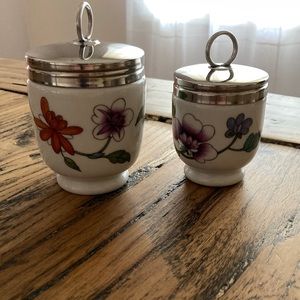 Vintage Royals Worcester egg coddlers